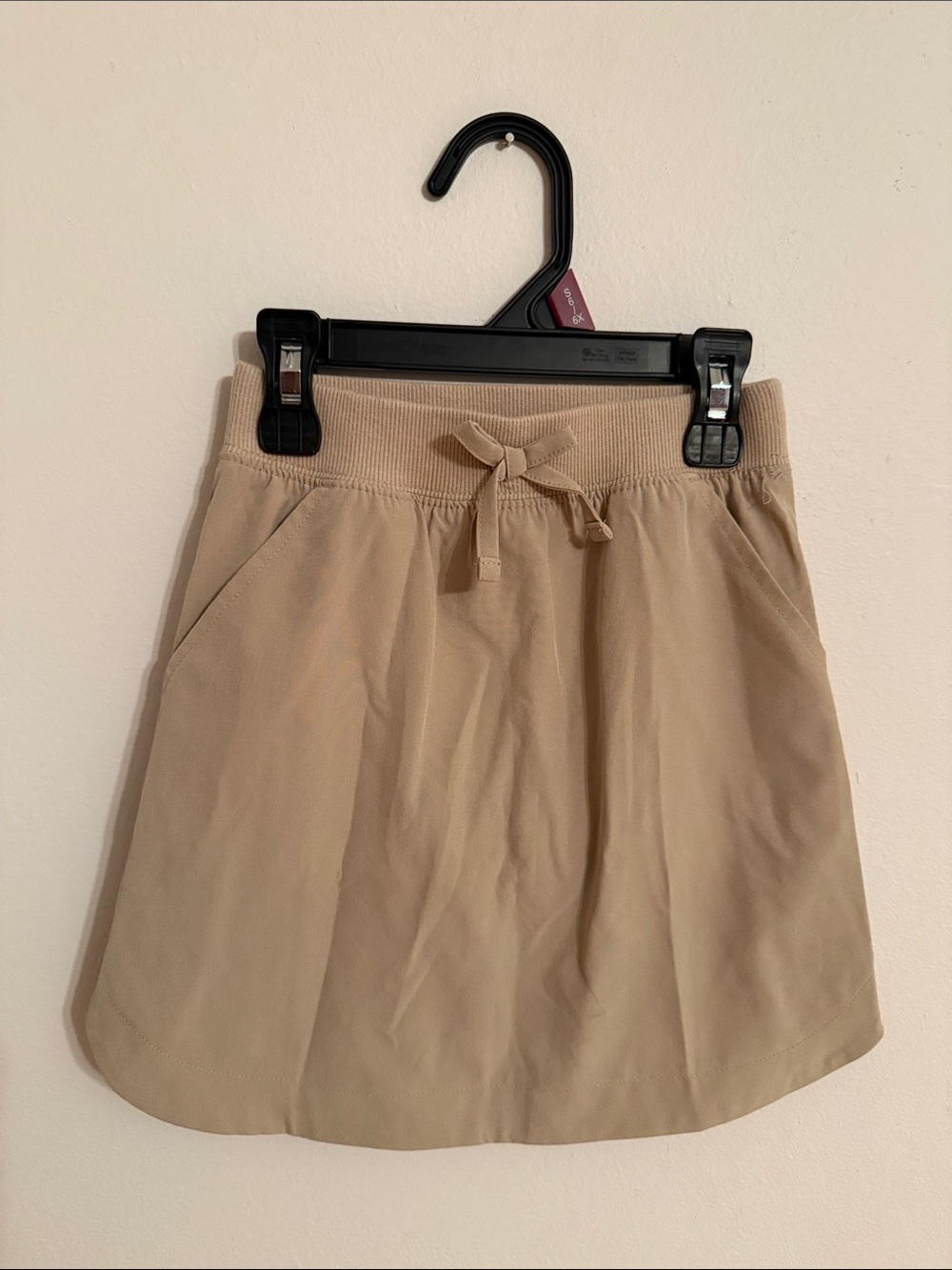 Cat and Jack Girls’s Khaki Uniform Skirt and Built in Shorts